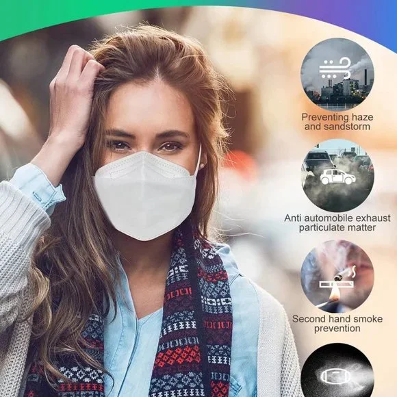 UNSEX KF94 Mask, Disposable Face Masks for Adults, Pink Face Masks 50 PCS - Picture 6 of 8